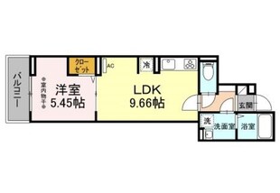 ルリアン大島の物件間取画像